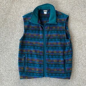 LL Bean fleece vest
